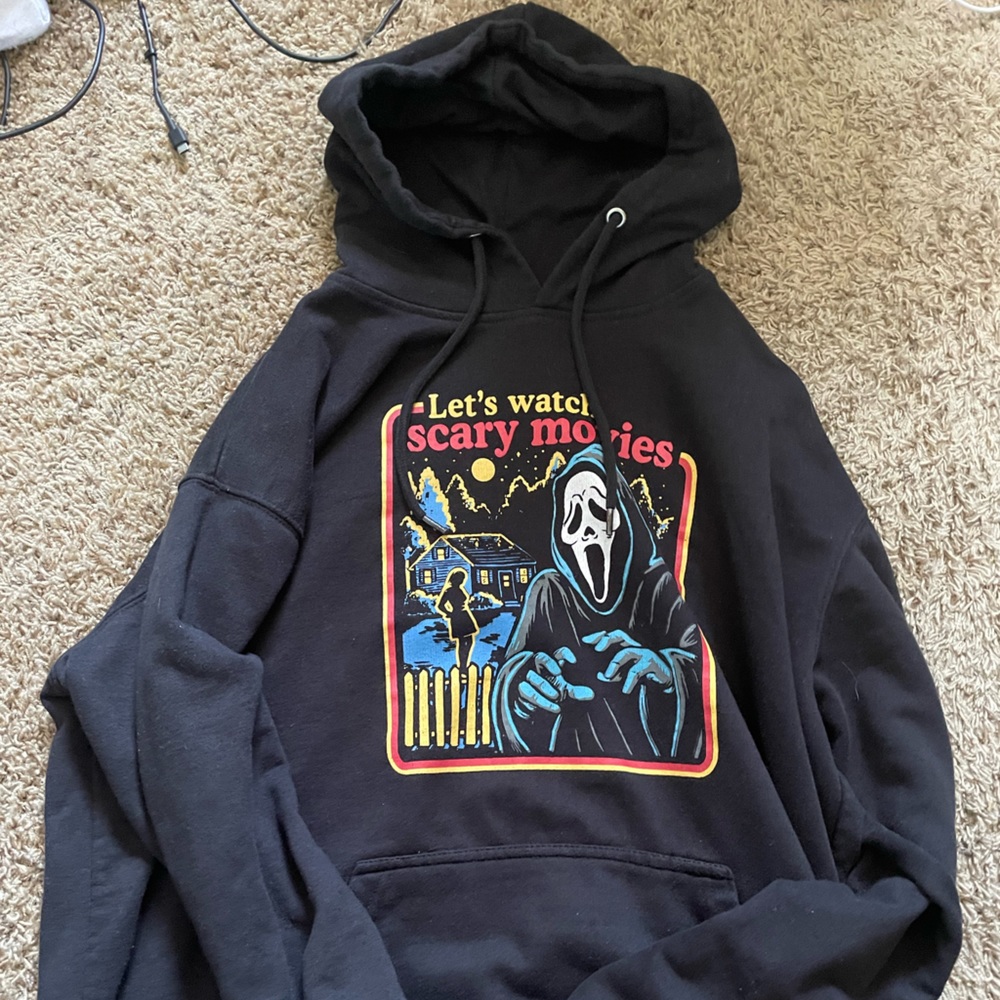 Ghostface Graphic Black Hoodie
